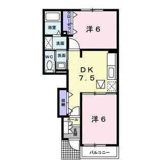 セレッソⅢ【1階】の間取り