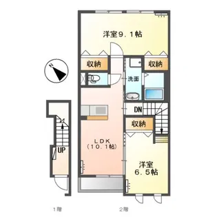 ベルジュ【2階】の間取り