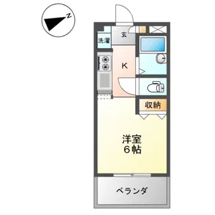 エスポワール【2階】の間取り