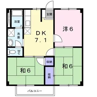 ニューシティ山崎【2階】の間取り