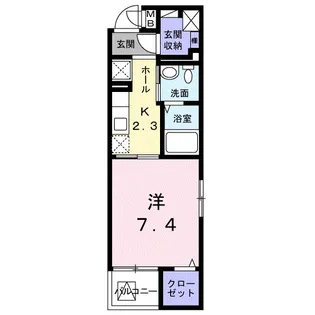 エテルノ・ミサオ【2階】の間取り