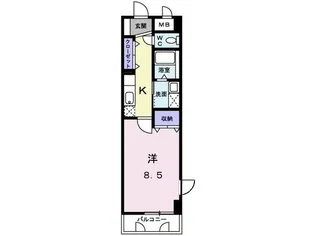 T−SAISON倉敷【3階】の間取り