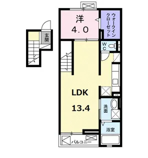 マリーアンジュ【4階】の間取り