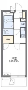レオパレスゆう【4階】の間取り