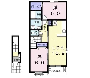 KANAN【2階】の間取り