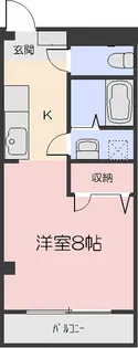 めぞんリベルテⅠ【4階】の間取り