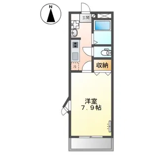 カスティージョ Ⅱ【2階】の間取り