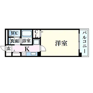 フィネス昭和町【206号室】の間取り