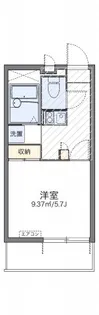 レオパレスコスモスⅡ【3階】の間取り