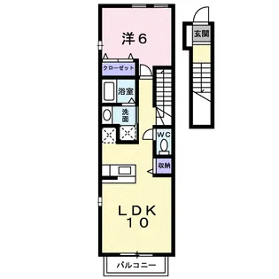 アリヴィオ・ランシェ【2階】の間取り