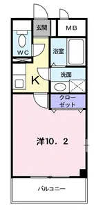 HYコート宮脇【2階】の間取り
