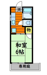 メゾン陽【1階】の間取り