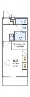 レオパレスHAZE【304号室】の間取り