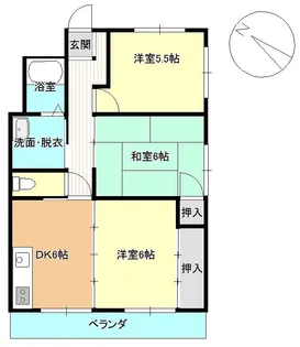 エスぺランスグラン【4階】の間取り