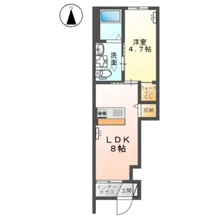 シャリテ【1階】の間取り