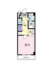 ニューメゾン森安【4階】の間取り