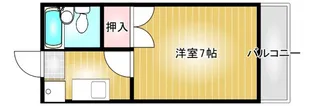マンションハピネス【3階】の間取り