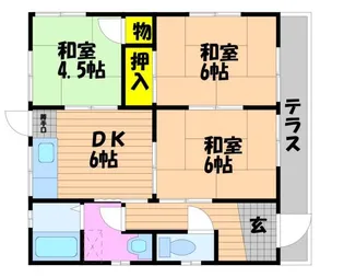 岡山県岡山市北区撫川【一戸建】の間取り