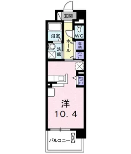 Mode Eight Ⅱ【1階】の間取り