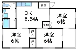 コーポ坂本【2階】の間取り