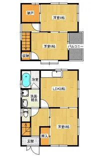 グローリア【2号室】の間取り