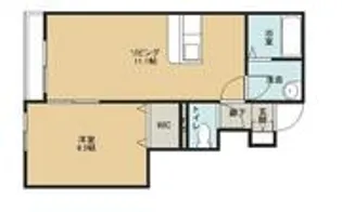 IS延友 C棟【103号室】の間取り