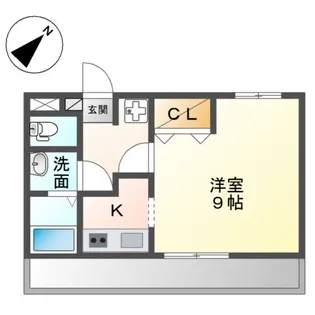 シャトーグレイス【2階】の間取り