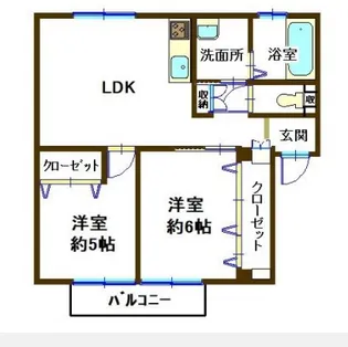 メープルシティひらまつ【2階】の間取り