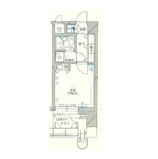 朝日プラザアーバンコア高松Ⅱ【7階】の間取り