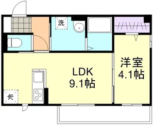 フォルティス四十瀬【3階】の間取り