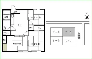 北畝サンコーポ【2階】の間取り