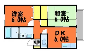 FX寿B【202号室】の間取り