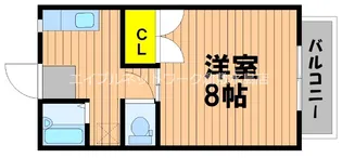 総社Sフラッツ D棟【101号室】の間取り