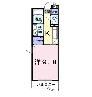 ベル・シャンブル【1階】の間取り
