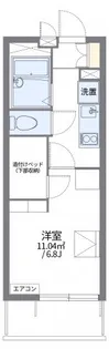 レオパレスサンフラワー中庄【1階】の間取り