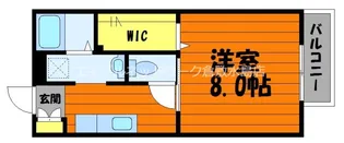 アモリーノ A棟【102号室】の間取り