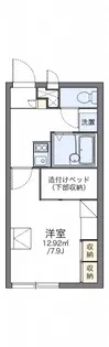 レオパレスオーキッド1【1階】の間取り