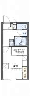 レオパレスコンフォール石橋F【2階】の間取り