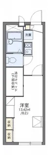 レオパレス漣 2【2階】の間取り
