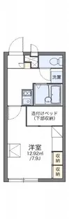 レオパレスコンフォール石橋C【2階】の間取り