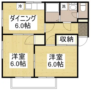 エスポワール九反田【2階】の間取り