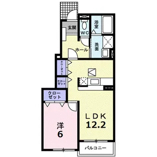 サンソーレ A【1階】の間取り