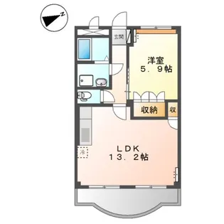 メゾン・グロワール【2階】の間取り