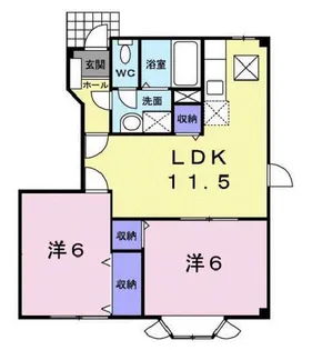 ルミナスオノ【1階】の間取り