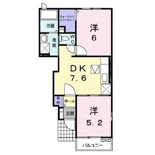 ステージ芦田川C【1階】の間取り