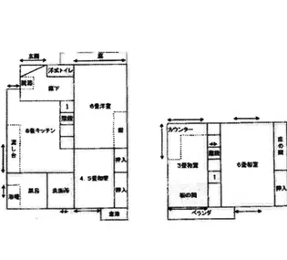 香川県高松市亀岡町【一戸建】の間取り