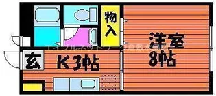アルトハイデⅡA【103号室】の間取り