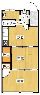 ラスカビル(杉本)【301号室】の間取り