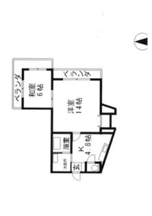 トムキャット102【308号室】の間取り