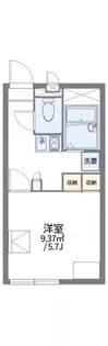 レオパレスグリーンコート【1階】の間取り
